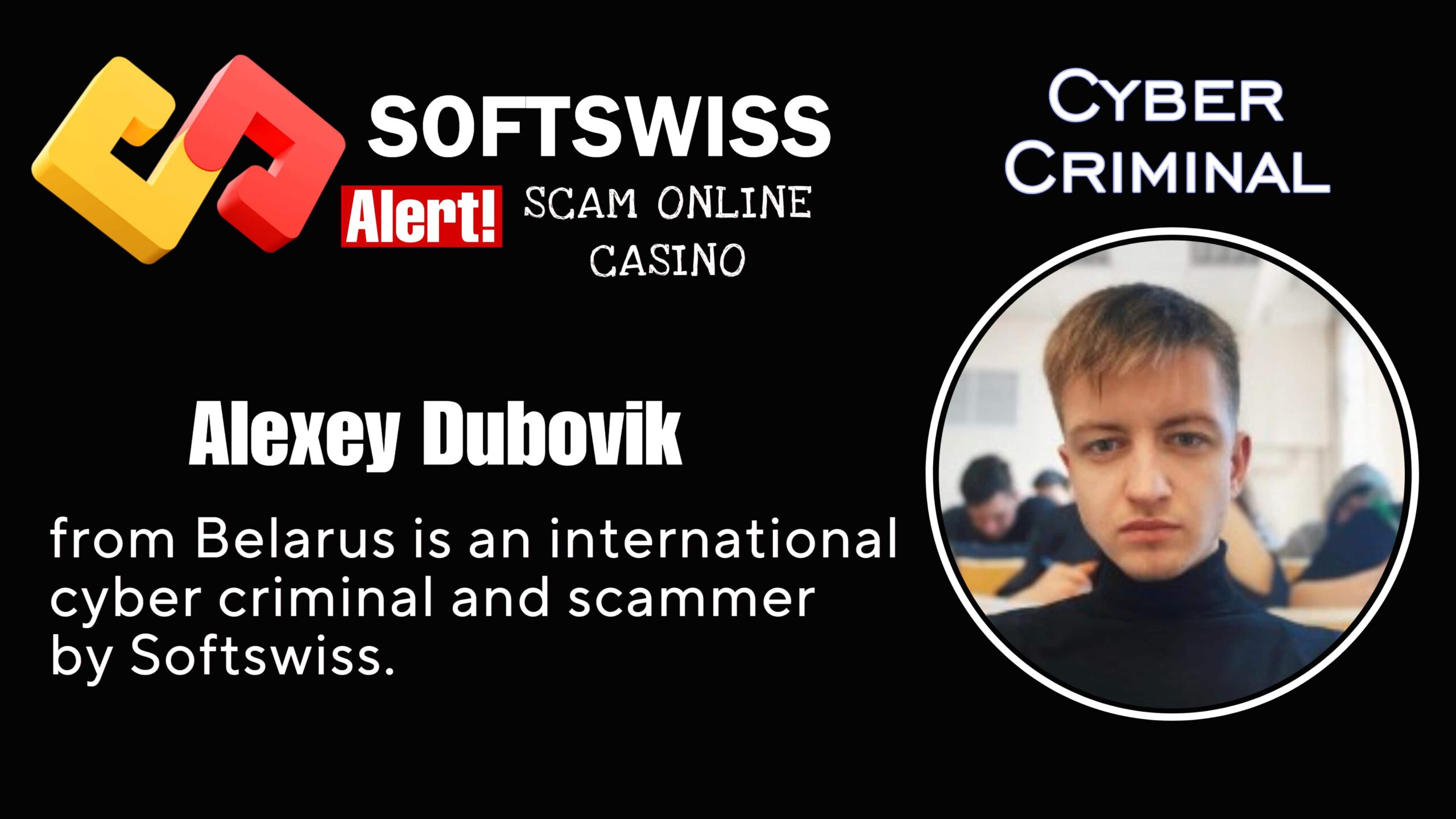 Alexey Dubovik - softswiss scam - Casino by Softswiss